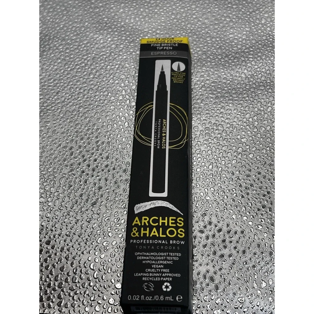 Arches‎ and Halos Fine Bristle Tip Pen - Eyebrow Pencils, Buildable, Espresso